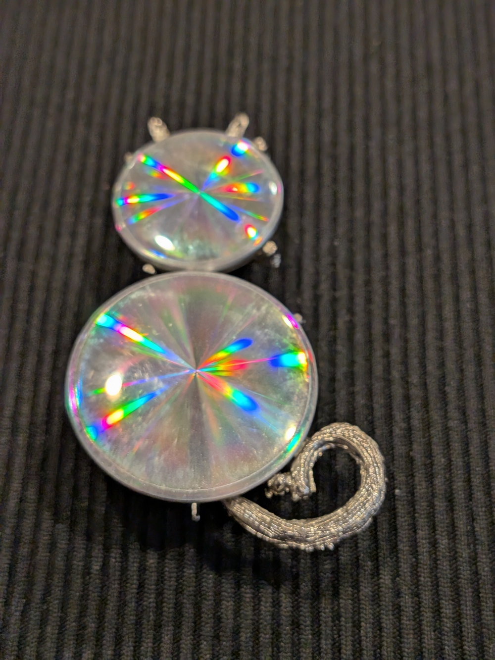 B#4: Vintage 1961s Jewelarama Holographic Brooch Made In